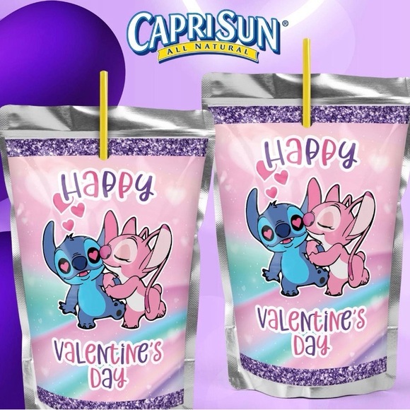 Other - Valentine's Day Party Pouches - Pink and Blue